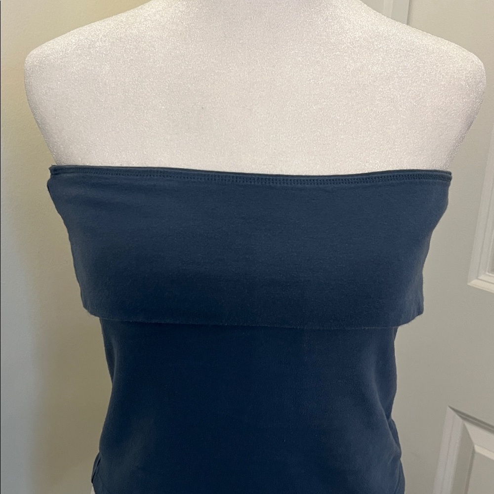 American Eagle Outfitters Blue Tube Top Juniors M - Picture 2 of 7
